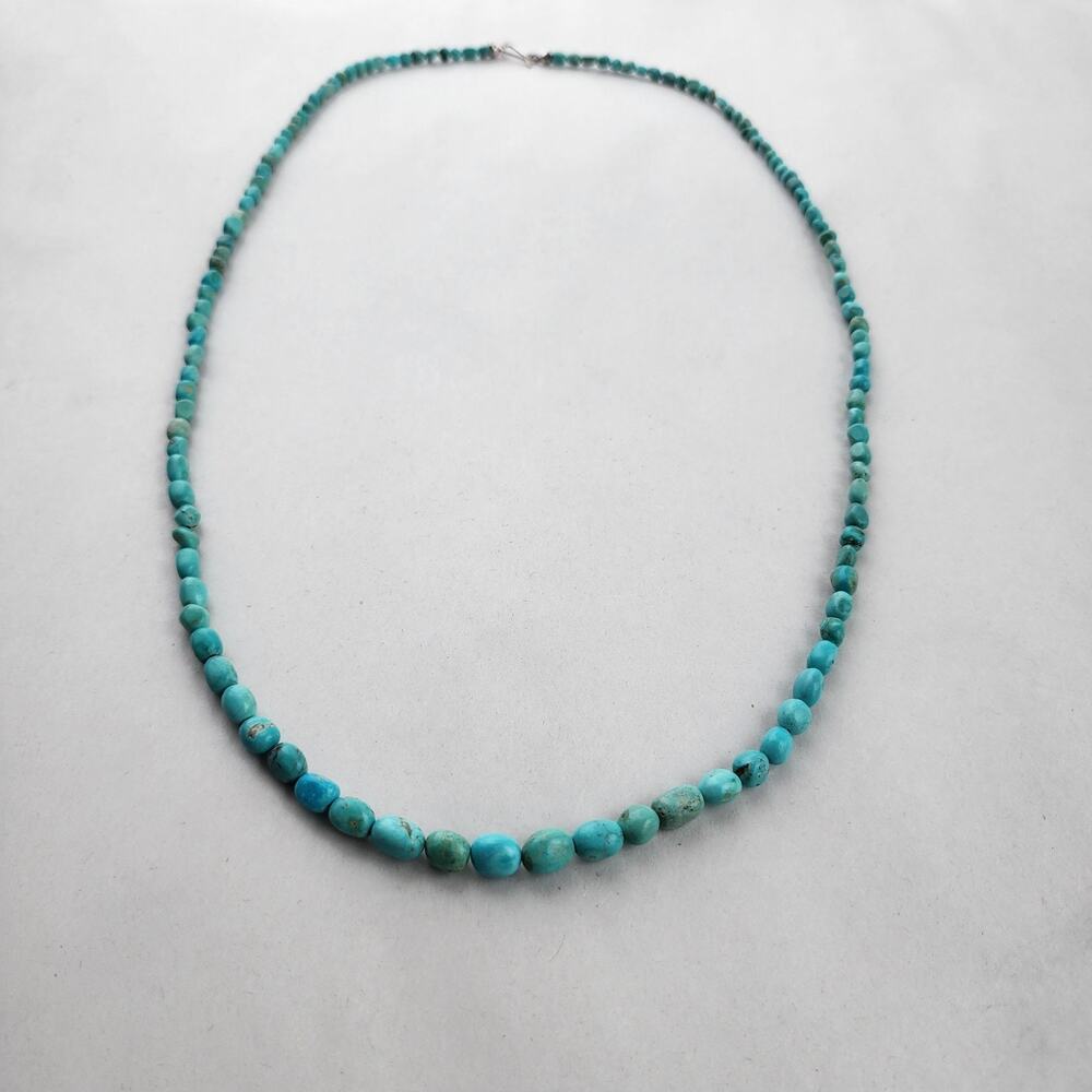 Jay King Choker Necklace 34" Turquoise New Blue Western - Picture 5 of 6